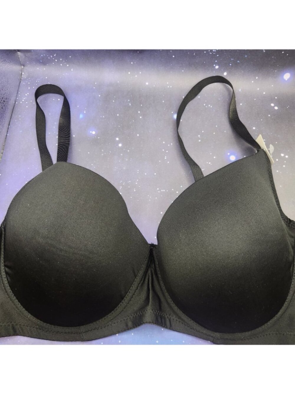 Panties Plus Black Color Underwire Bra 42 C 42C Smooth Full Coverage NEW - Picture 2 of 12